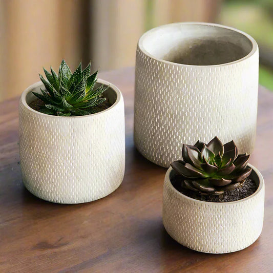 Planter Pot Garden Modern Rustic Stone - The Renmy Store Homewares & Gifts