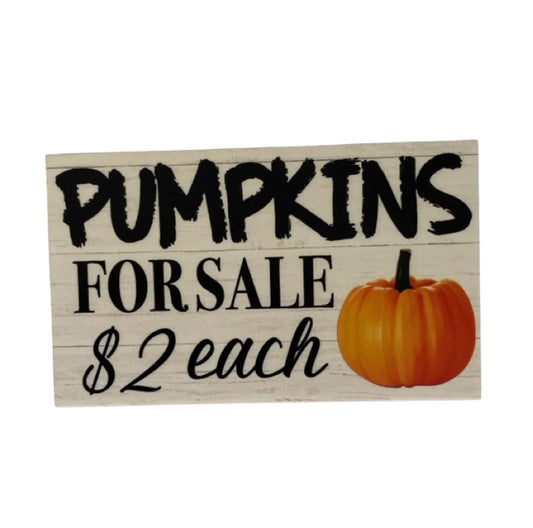Pumpkins For Sale Farm Road Stall Custom Homesteading Sign - The Renmy Store Homewares & Gifts