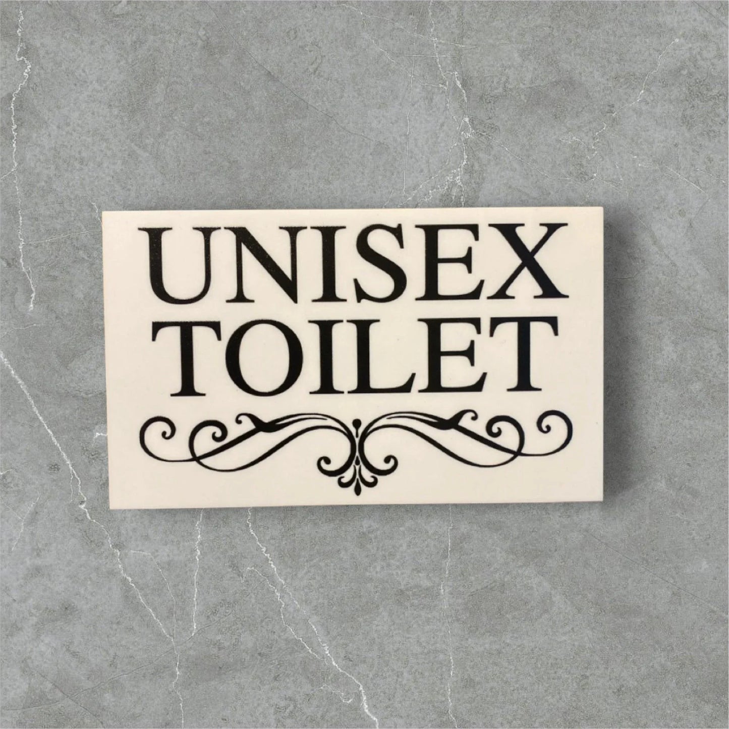 Unisex Toilet Restroom Door Wall Sign - The Renmy Store Homewares & Gifts