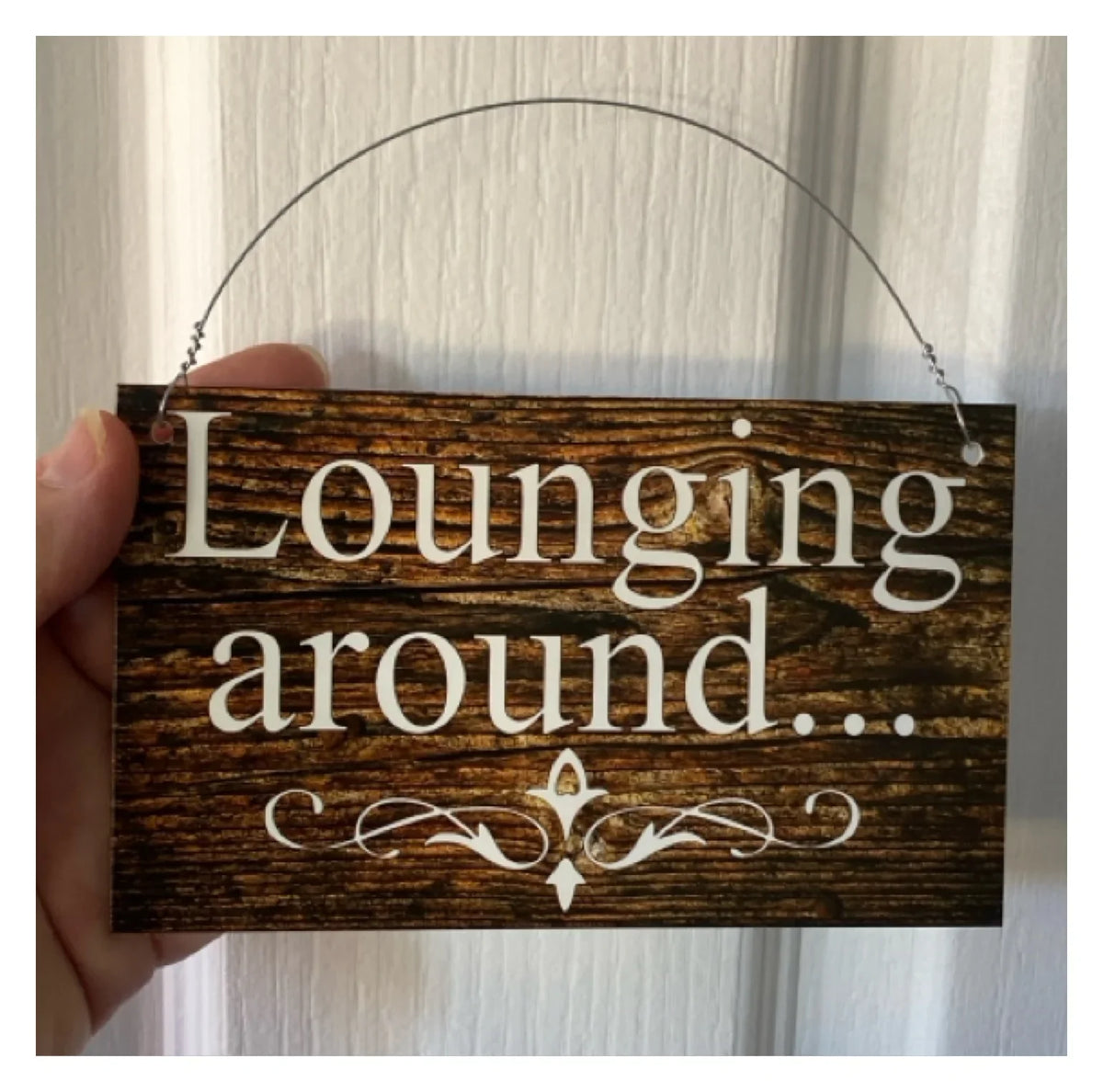 Custom Personalised Dark Wood Look Sign - The Renmy Store Homewares & Gifts