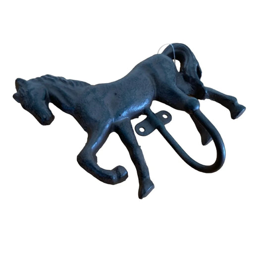 Horse Hook Rustic Cast Iron Prancing - The Renmy Store Homewares & Gifts