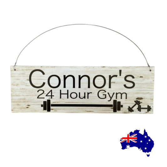 Gym 24hr Custom Personalised Sign