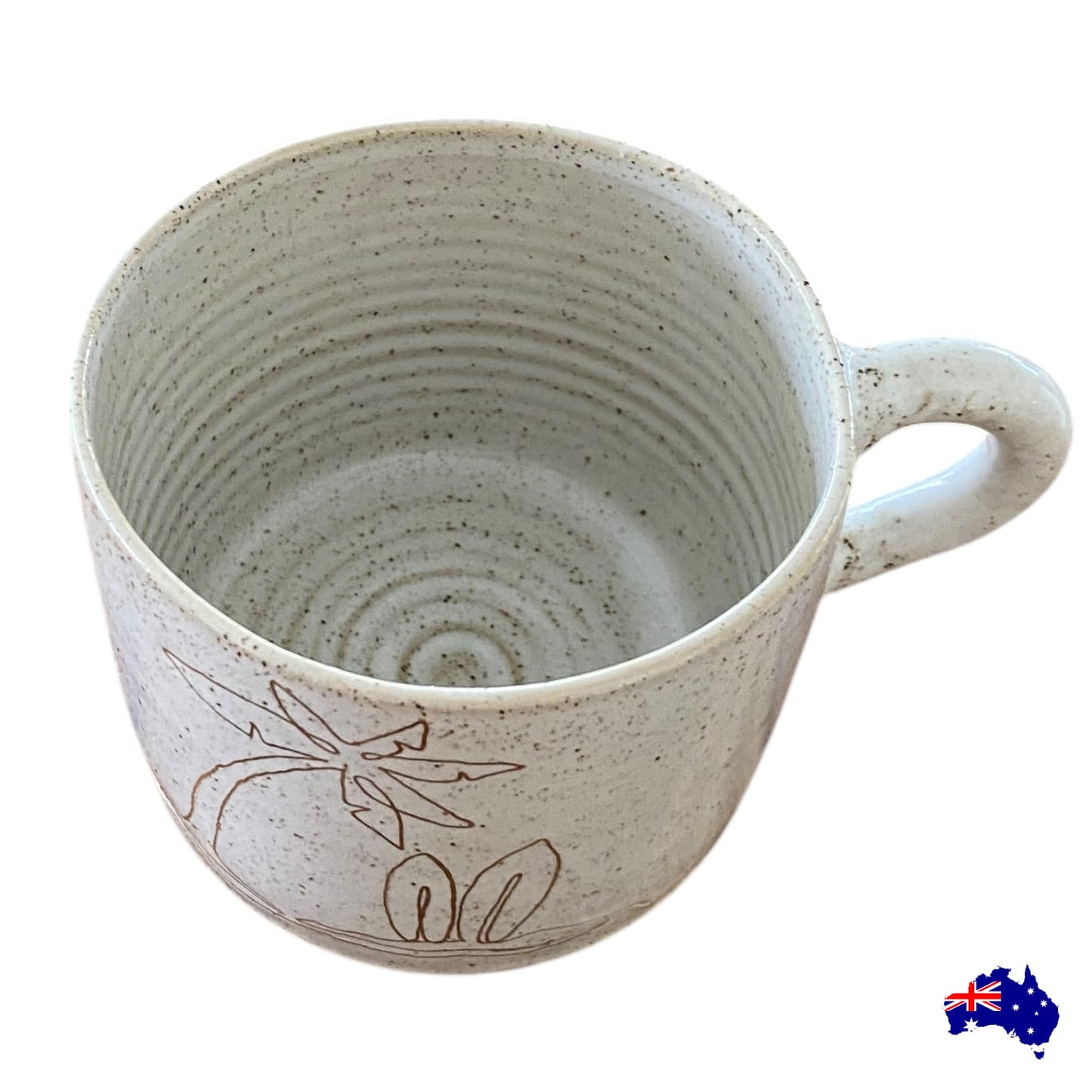 Mug Cup Surfboard Surfer Pottery Ceramic Aussie Made