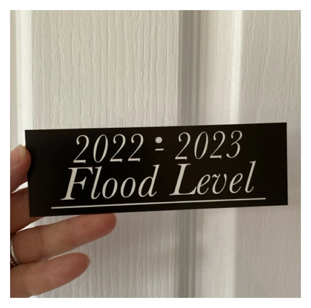 Black White Custom Personalised Outdoor Sign - The Renmy Store Homewares & Gifts