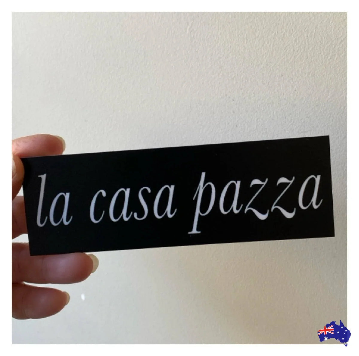 Black White Custom Personalised Outdoor Sign - The Renmy Store Homewares & Gifts
