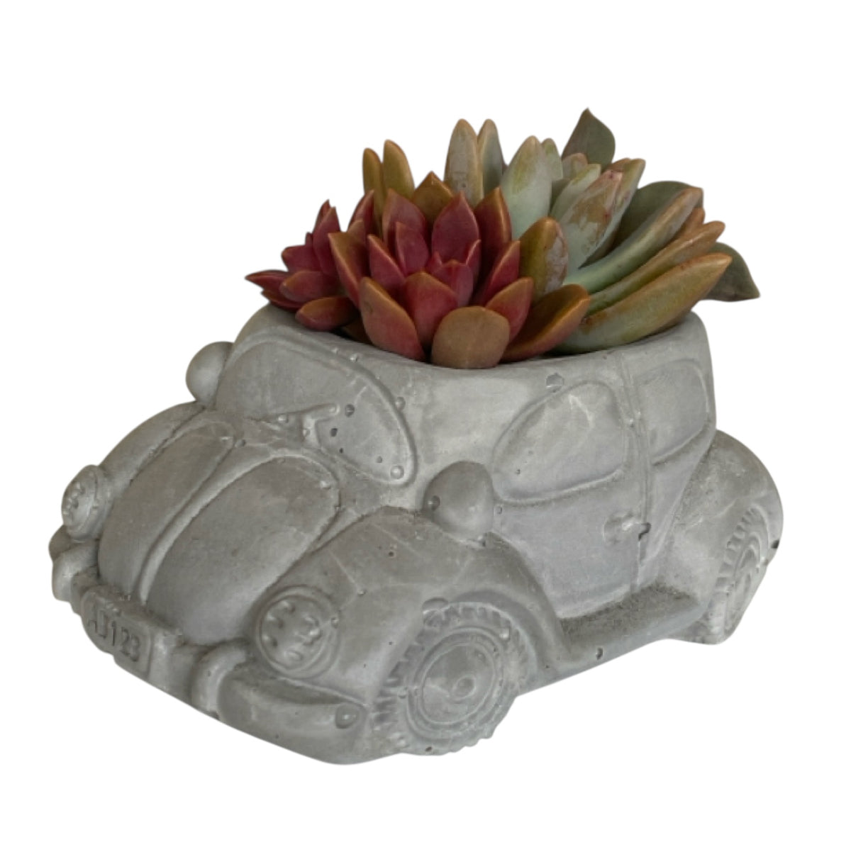 VW Beetle Car Planter Pot | Handmade Concrete Retro Quirky Gift Aussie Made