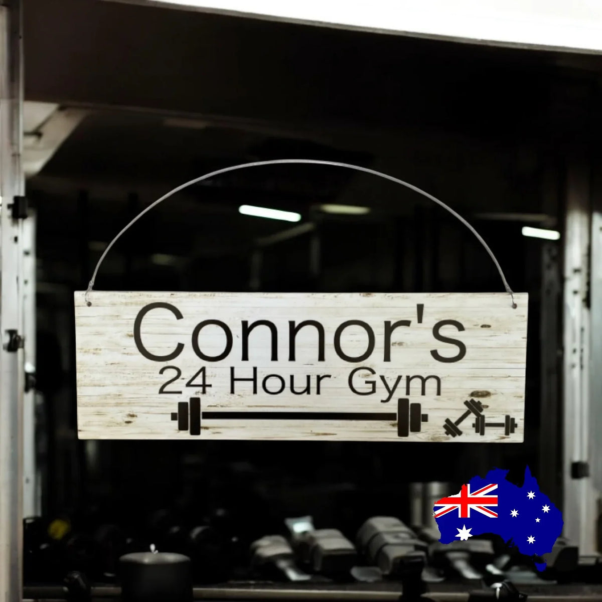 24 Hour Gym Custom Personalised Sign | Outdoor Aussie Made