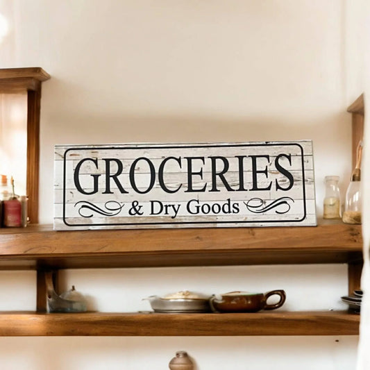 Grocery Store Pantry Vintage Style Sign - The Renmy Store Homewares & Gifts