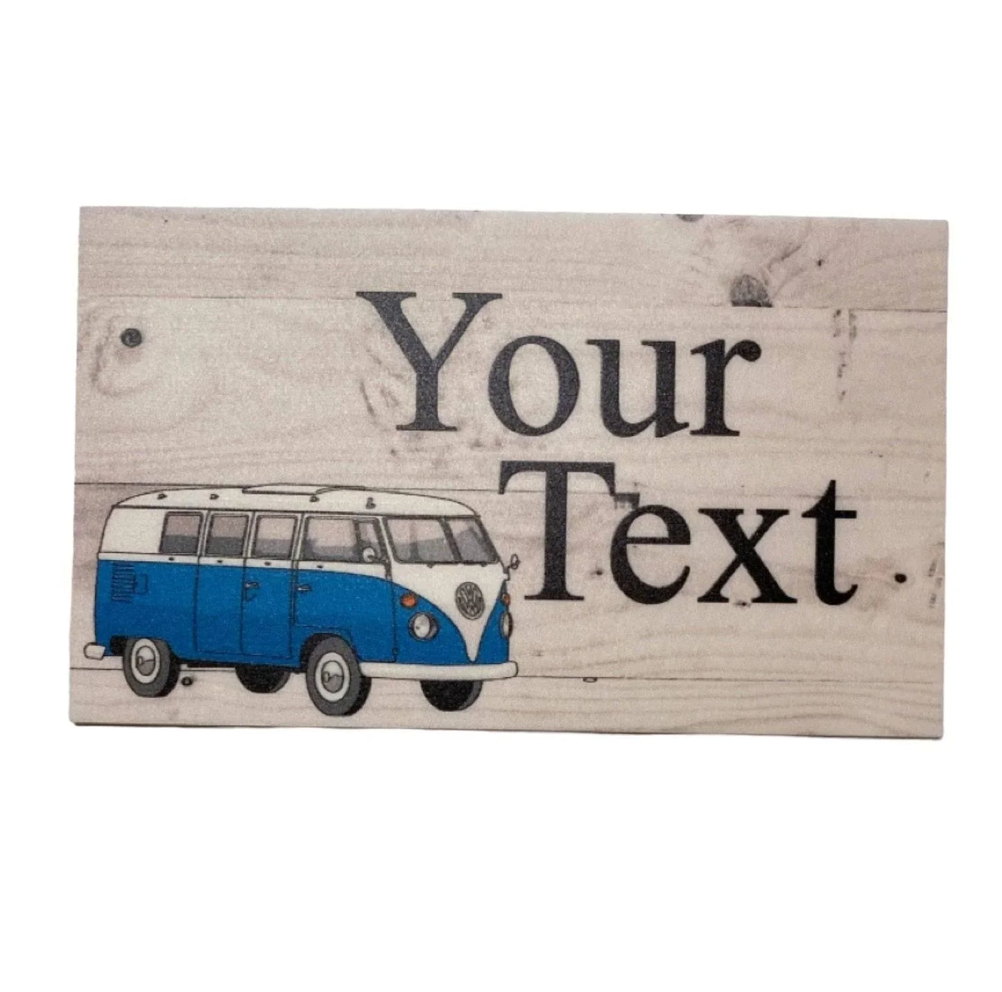 Kombi Blue Custom Personalised Sign - The Renmy Store Homewares & Gifts