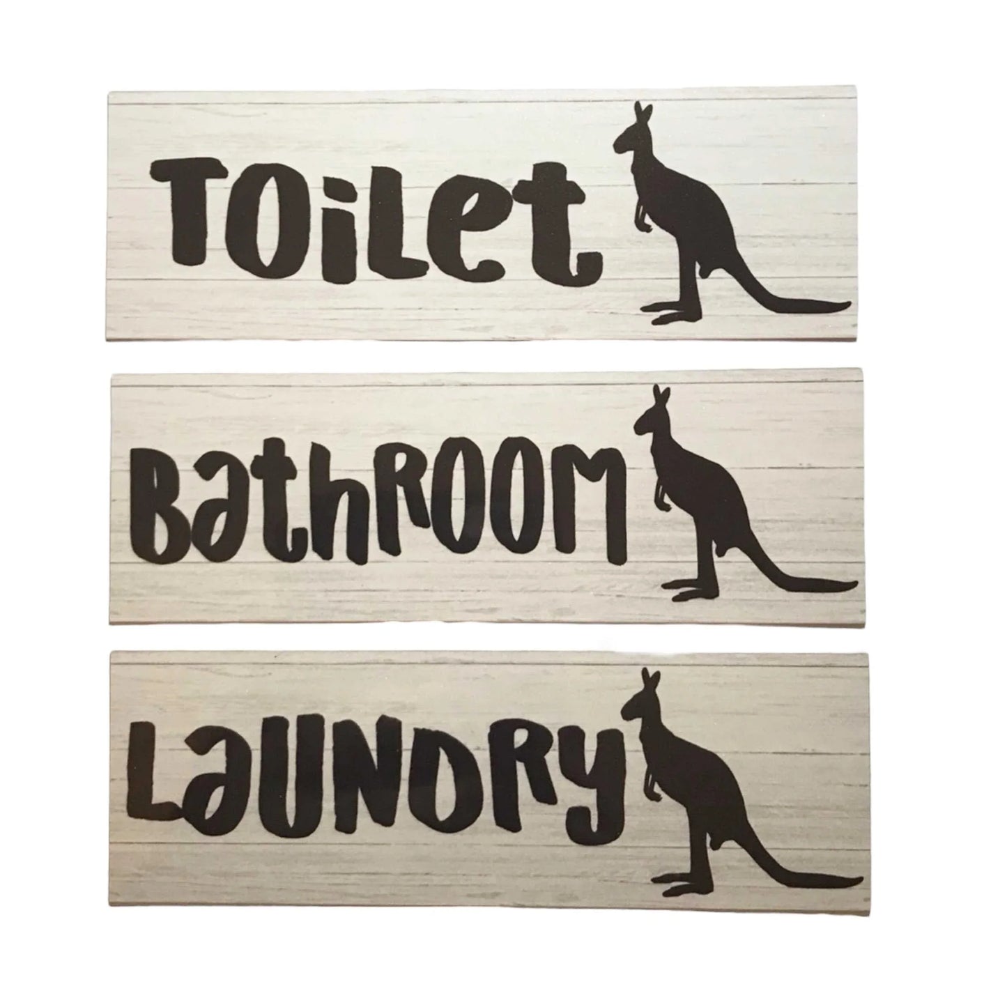 Kangaroo Door Room Sign Toilet Laundry Bathroom - The Renmy Store Homewares & Gifts