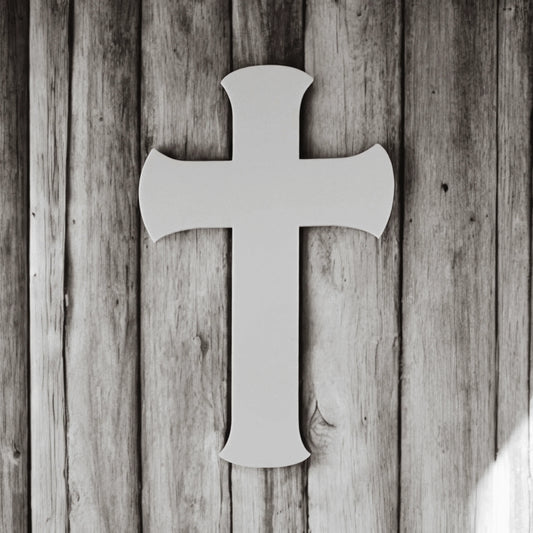 Cross Boho White Dome Plastic Acrylic Decor - The Renmy Store Homewares & Gifts