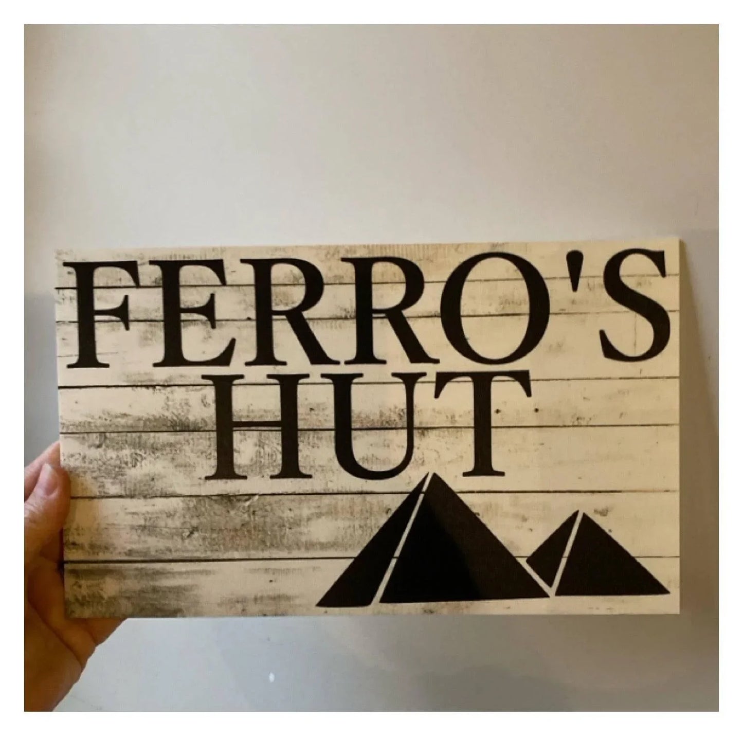 Pyramid Egypt Custom Personalised Sign - The Renmy Store Homewares & Gifts