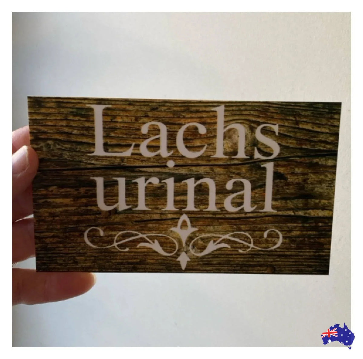 Custom Personalised Dark Wood Look Sign - The Renmy Store Homewares & Gifts