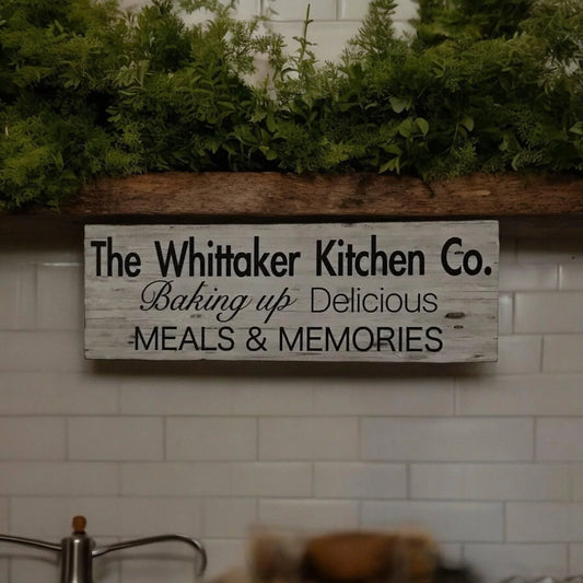 Vintage Kitchen Co Custom Personalised Sign - The Renmy Store Homewares & Gifts