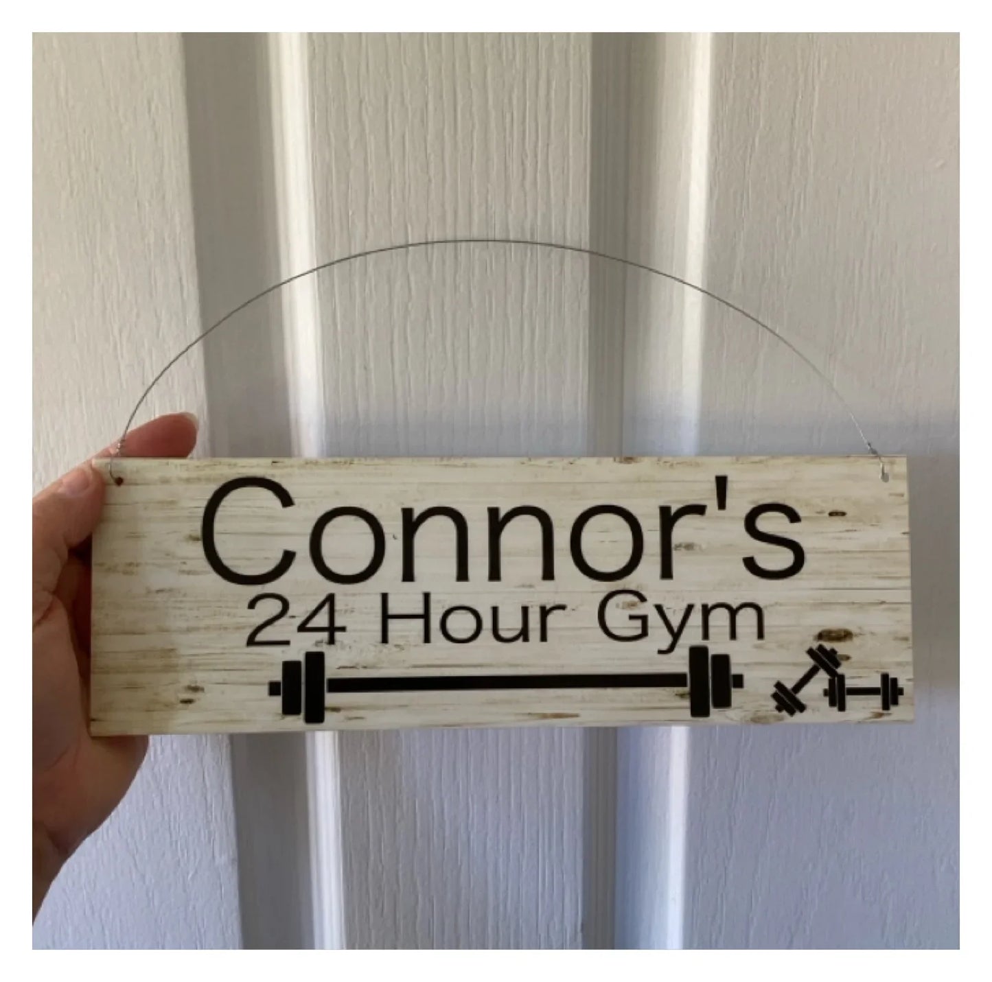 Gym 24hr Custom Personalised Sign