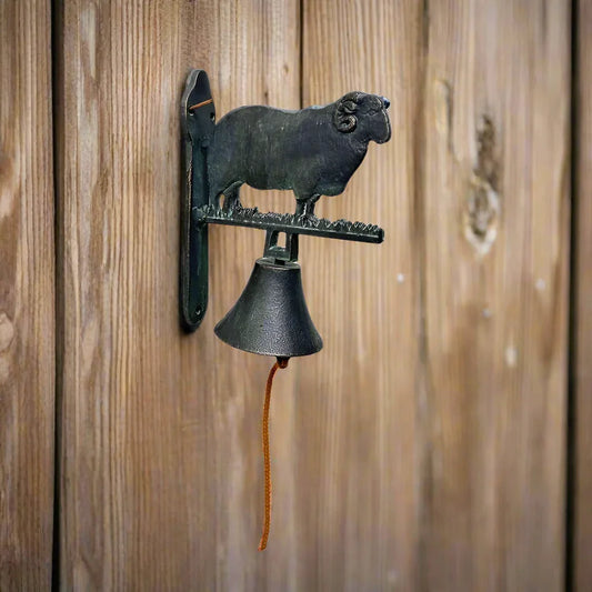Doorbell Bell Ewe Sheep Ram Farmhouse Vintage