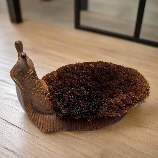 Shoe Brush Snail Vintage Cast Iron