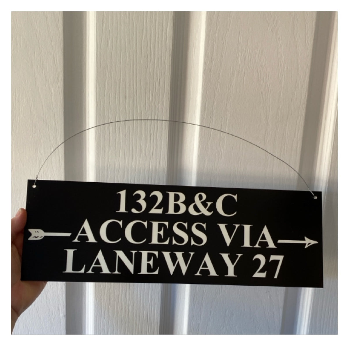 Custom Arrow Direction Sign - Personalised Property Signage - Australian Made