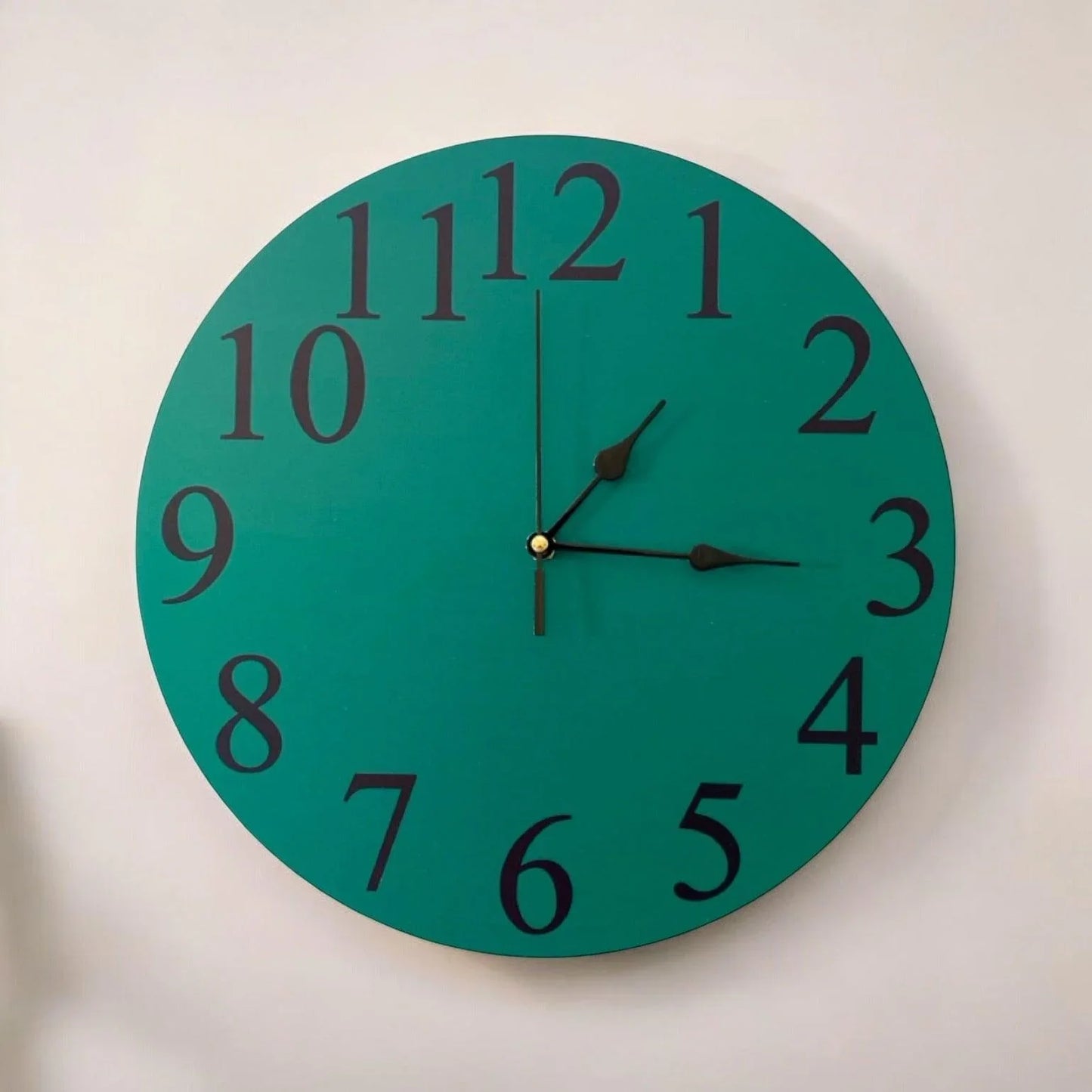 Clock Wall Green Aussie Made - The Renmy Store Homewares & Gifts