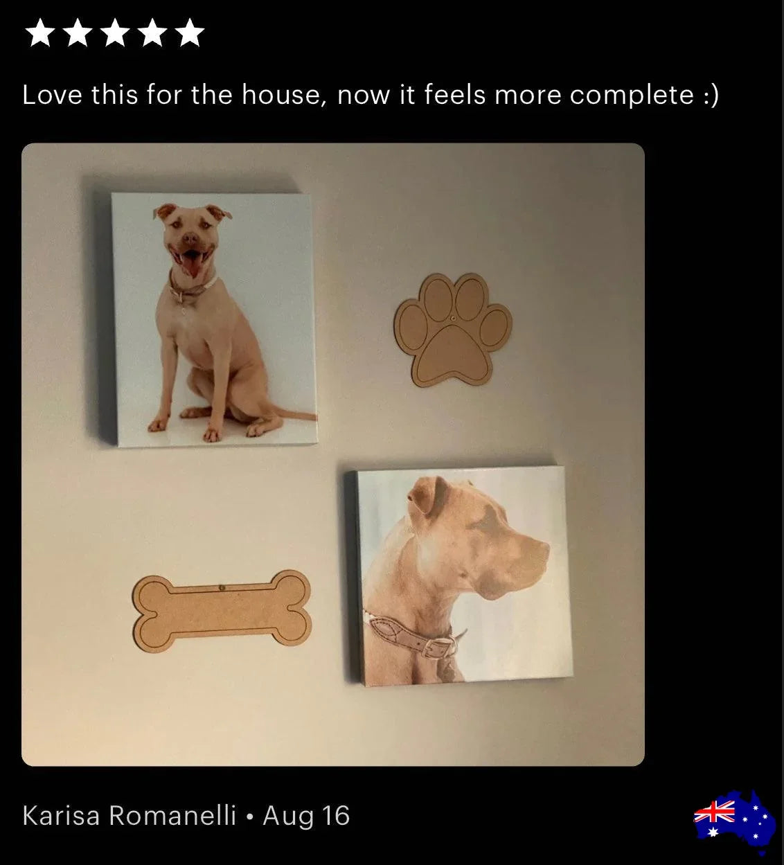 Paw Bone Pet Dog Wooden MDF Acrylic Metal Steel Laser Cut Shape - The Renmy Store Homewares & Gifts