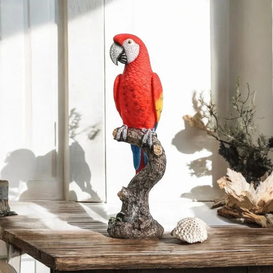 Macaw Parrot Red Ornament - The Renmy Store Homewares & Gifts
