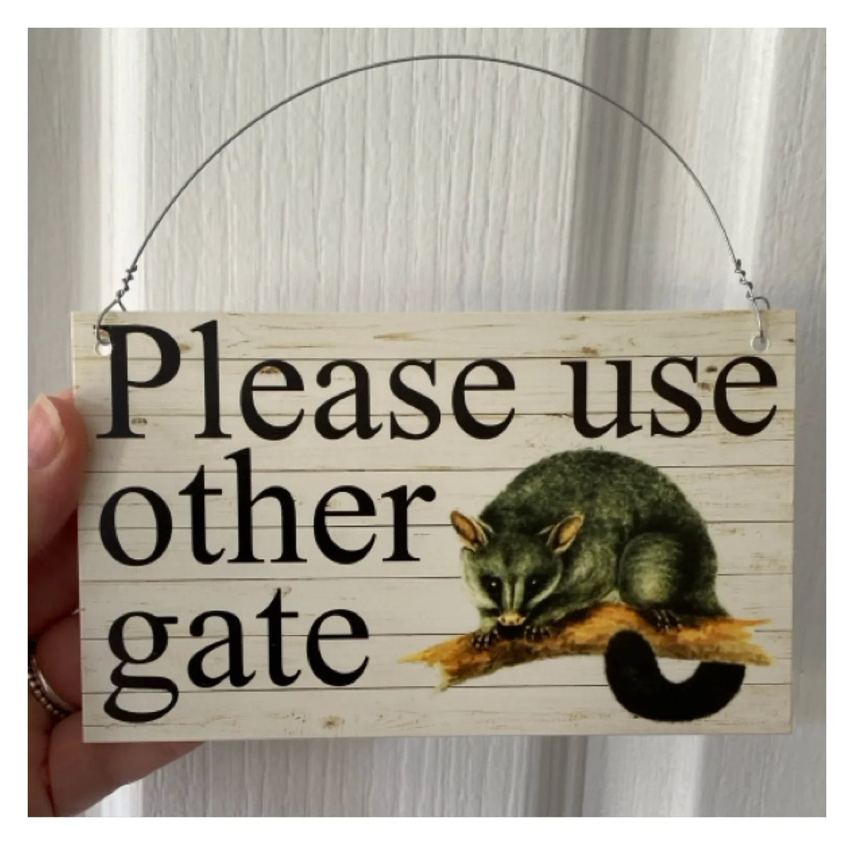 Possum Custom Personalised Sign - The Renmy Store Homewares & Gifts