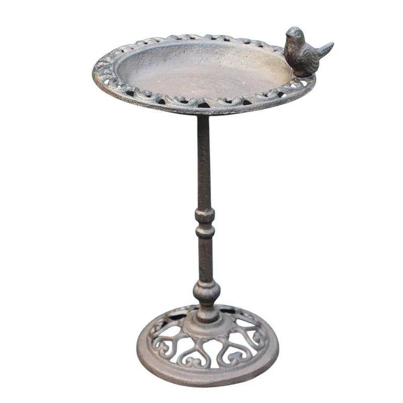 Bird Feeder Bath Stand Cast Iron - The Renmy Store Homewares & Gifts