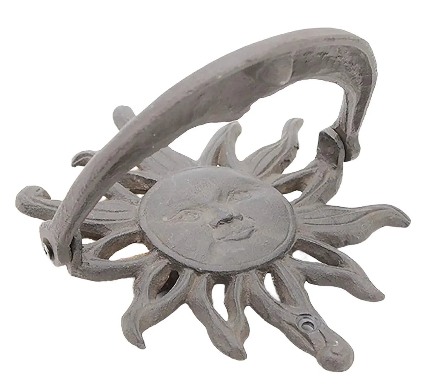 Door Knocker Sun Moon Cast Iron Door - The Renmy Store Homewares & Gifts