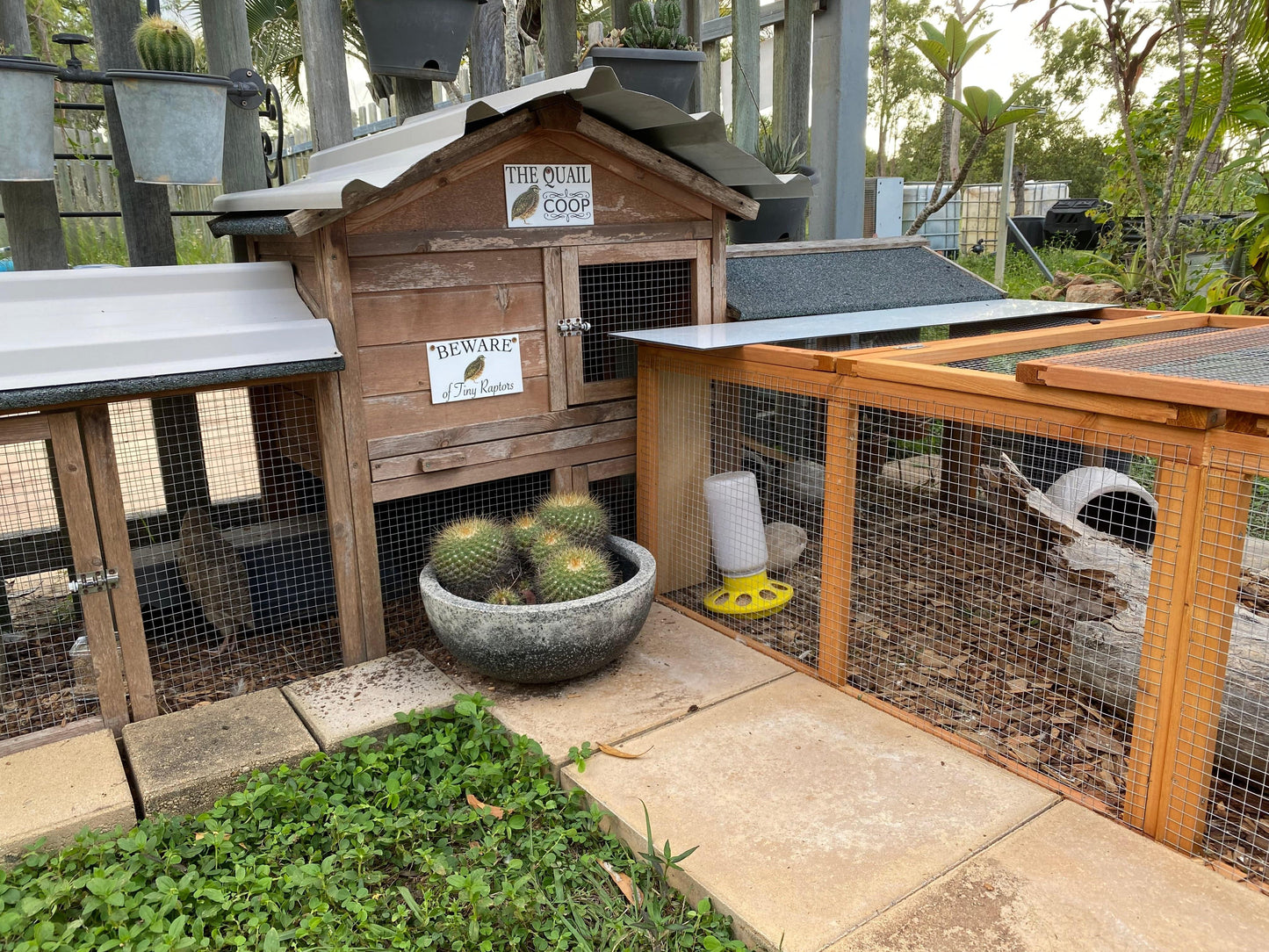 Quail Coop Blue Sign - The Renmy Store Homewares & Gifts