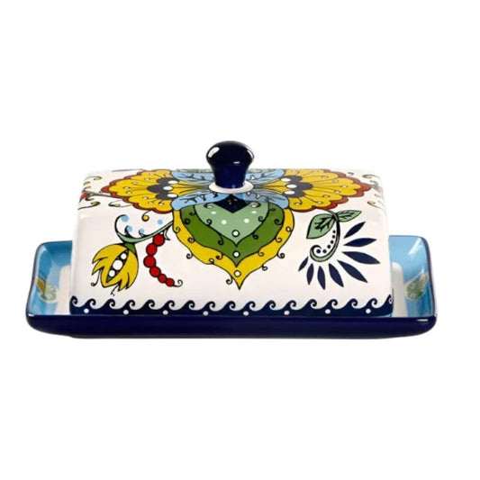 Butter Cheese Decorative Holder Bohemian - The Renmy Store Homewares & Gifts