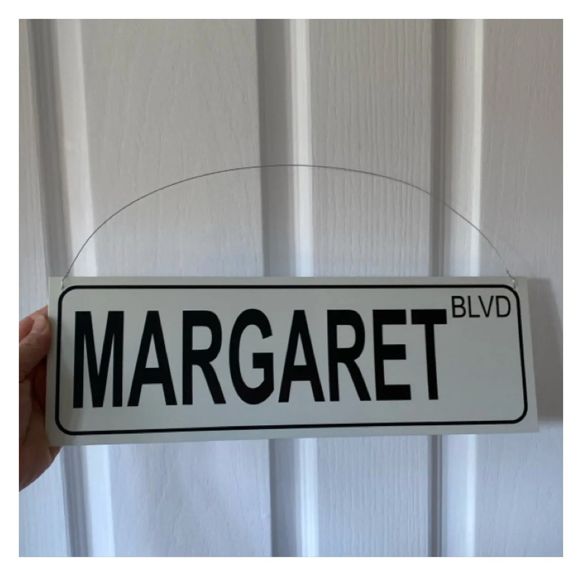 Street Grey Custom Personalised Sign - The Renmy Store Homewares & Gifts