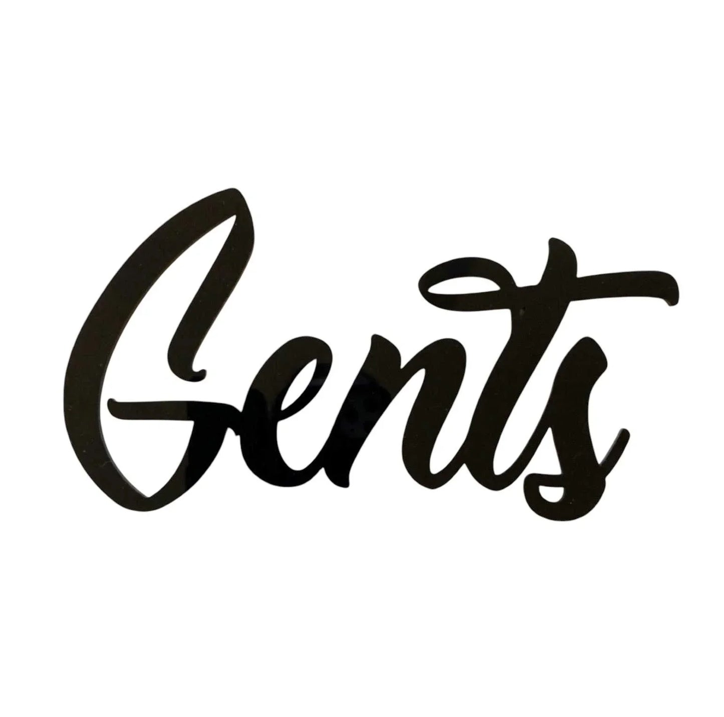 Gents Ladies Door Word Acrylic Wall Art Vintage - The Renmy Store Homewares & Gifts