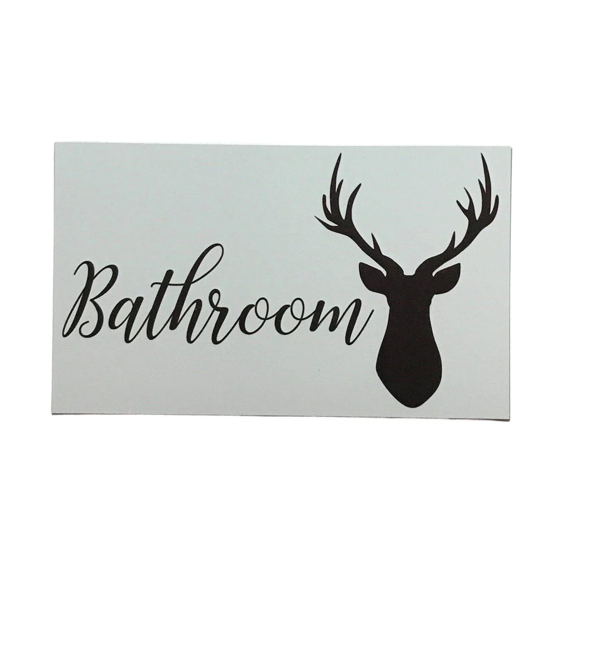 Stag Deer Door Room Sign Toilet Laundry Bathroom - The Renmy Store Homewares & Gifts