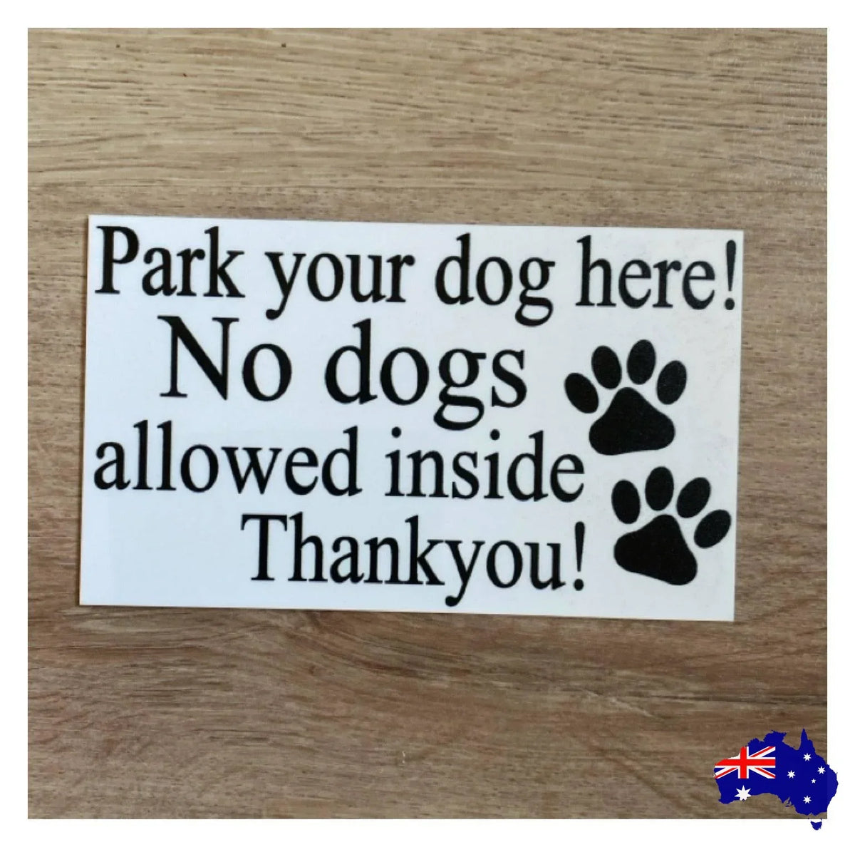 Dog Cat Pet Paw White Custom Sign - The Renmy Store Homewares & Gifts