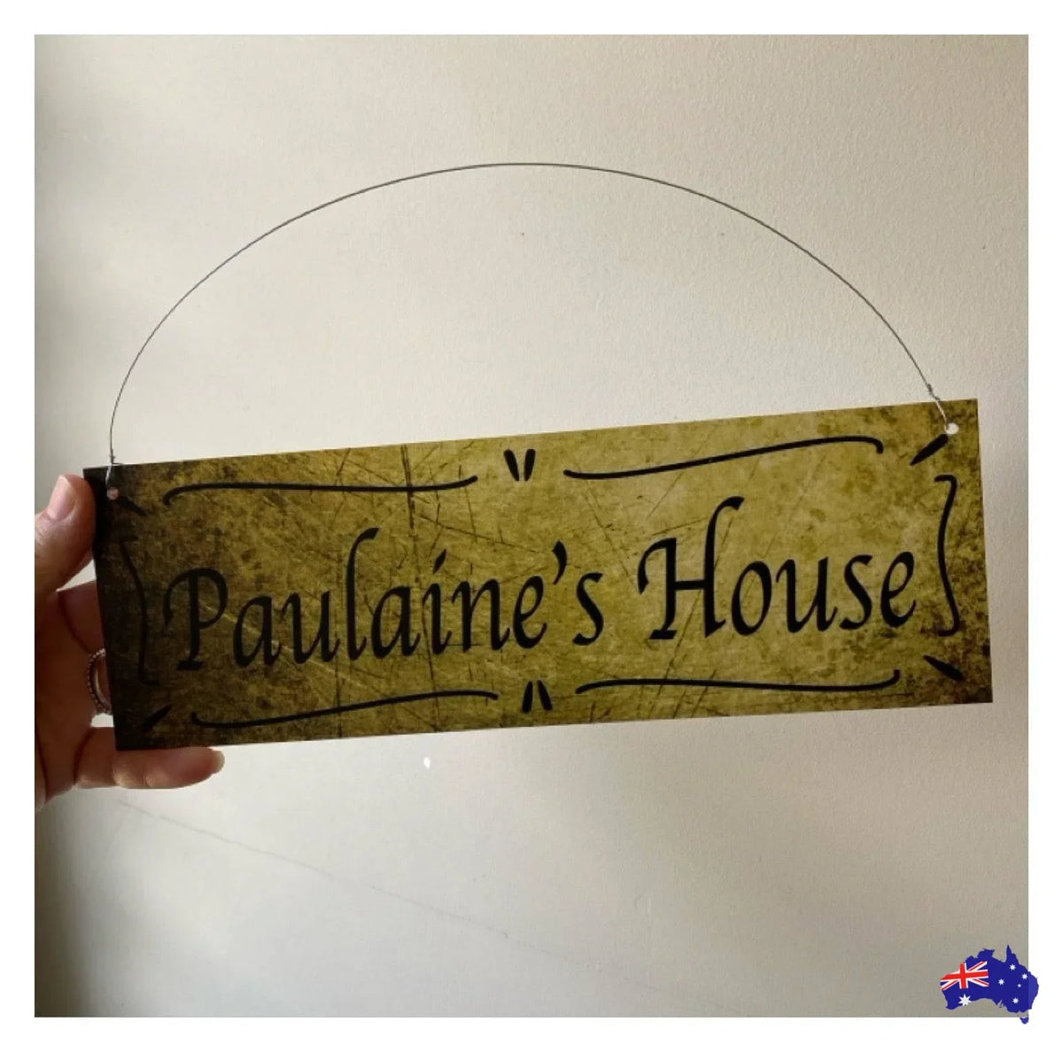 Cottage Custom Personalised Vintage Sign - The Renmy Store Homewares & Gifts