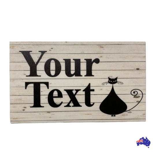 Cat Kitten Kitty Custom Sign - The Renmy Store Homewares & Gifts