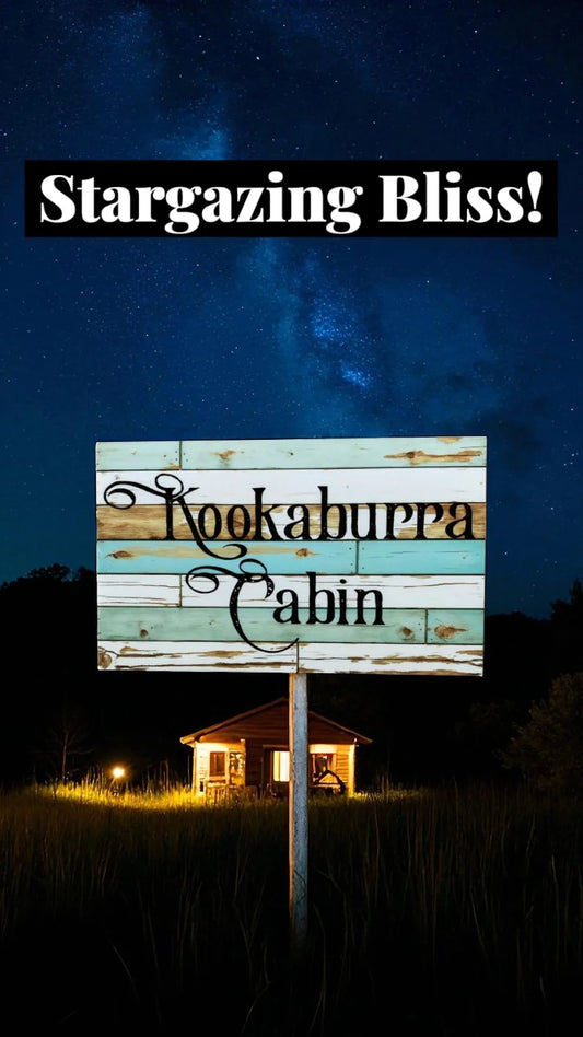 Cabin Personalised Number Address Custom Sign