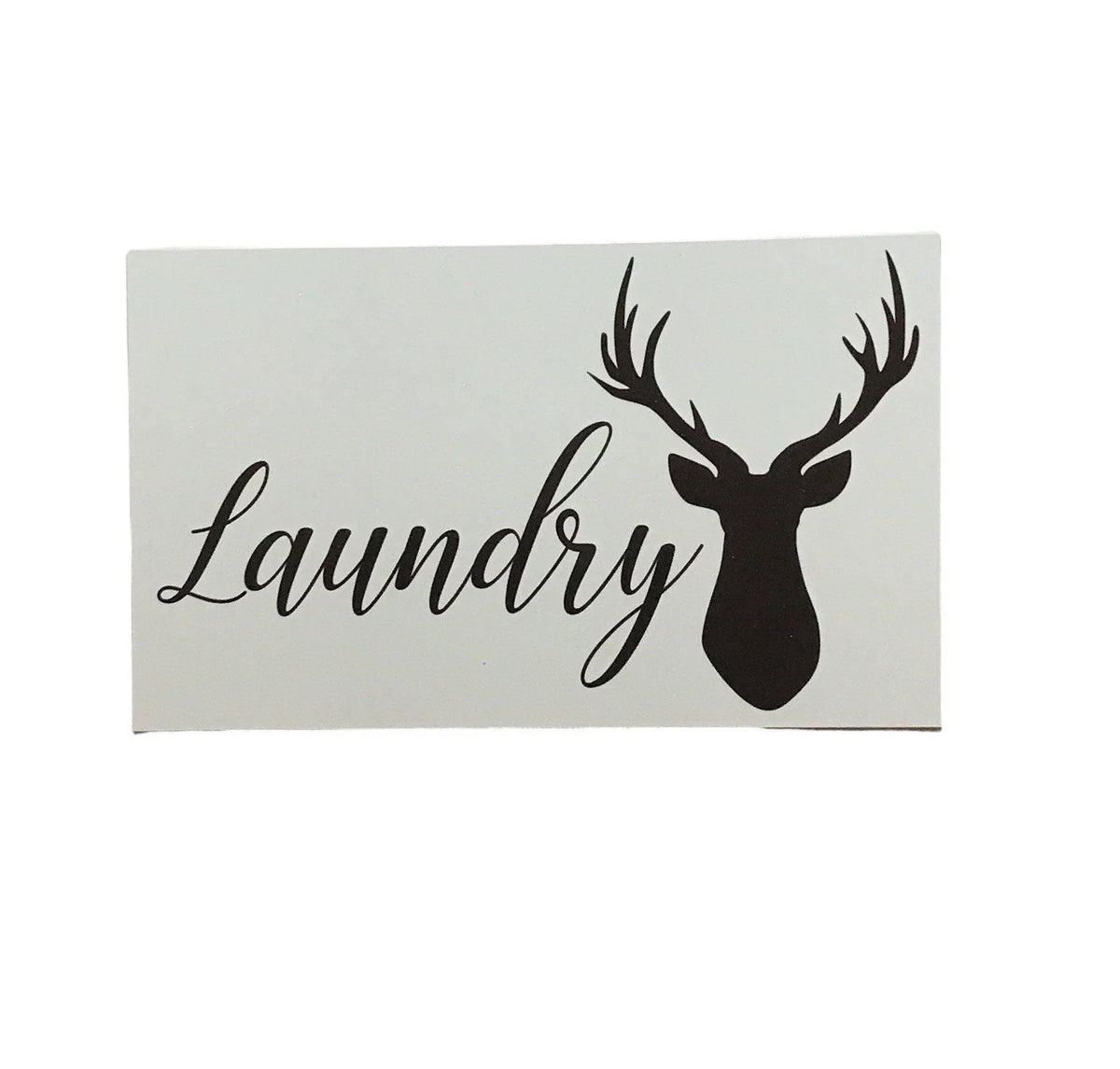 Stag Deer Door Room Sign Toilet Laundry Bathroom - The Renmy Store Homewares & Gifts