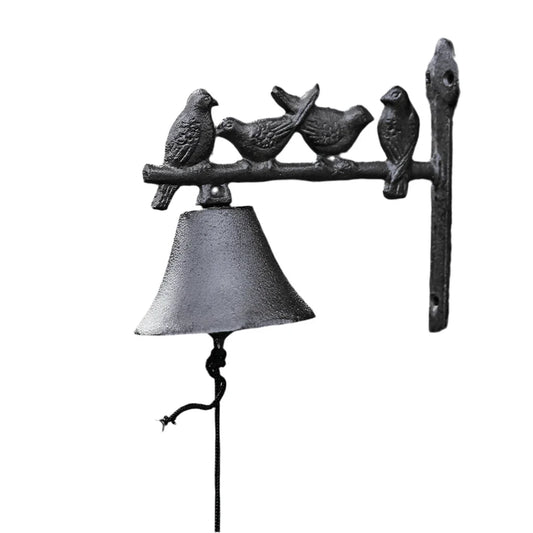 Door Bell Bird Four Vintage Style Cast Iron - The Renmy Store Homewares & Gifts