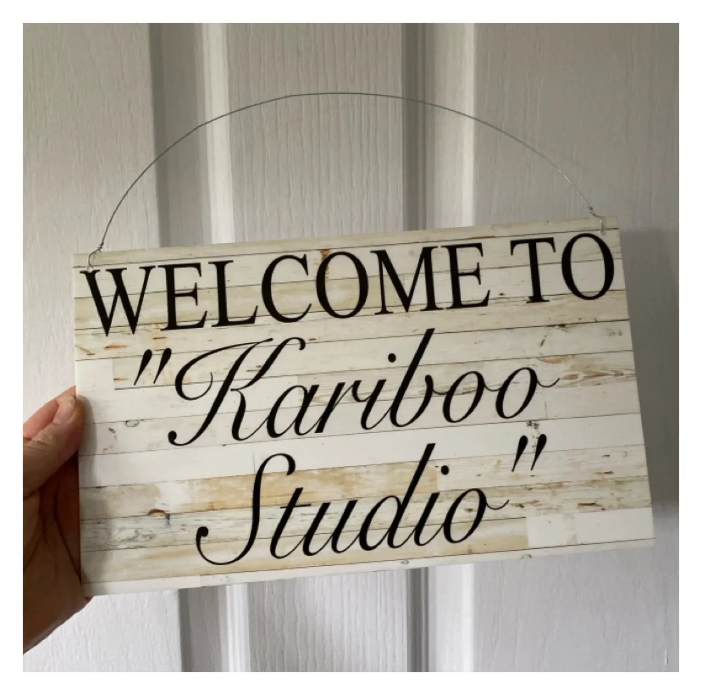 Welcome Custom Personalised Sign - The Renmy Store Homewares & Gifts