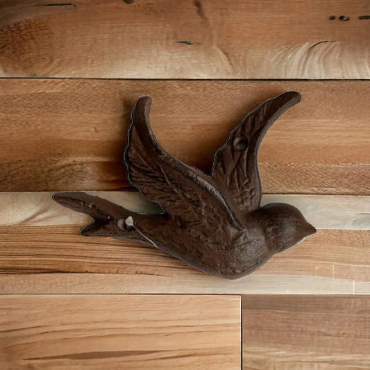 Bird Rustic Cast Iron Hook - The Renmy Store Homewares & Gifts