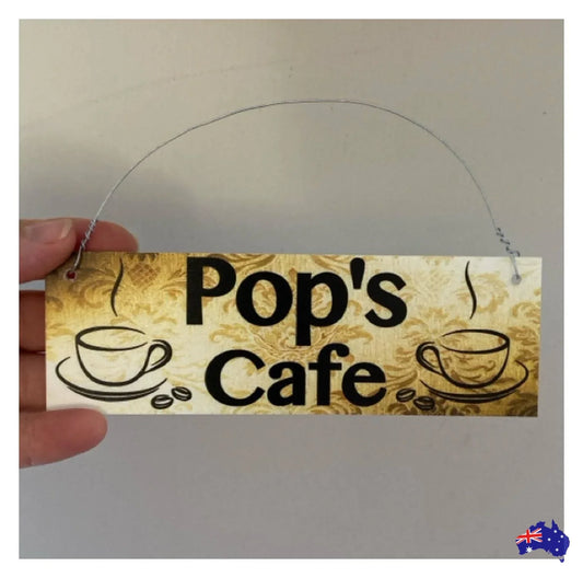 Custom Personalised Café Vintage Coffee Sign - The Renmy Store Homewares & Gifts