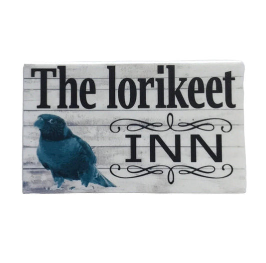 Lorikeet Bird Inn Bird Sign - The Renmy Store Homewares & Gifts