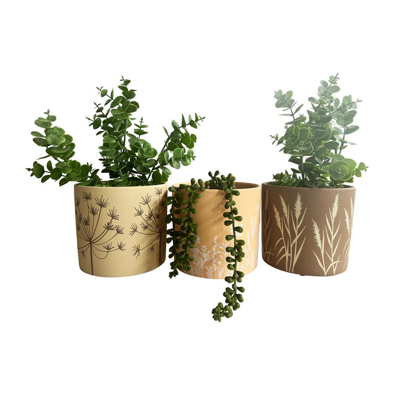 Planter Pot Nature Vibes Set of 3