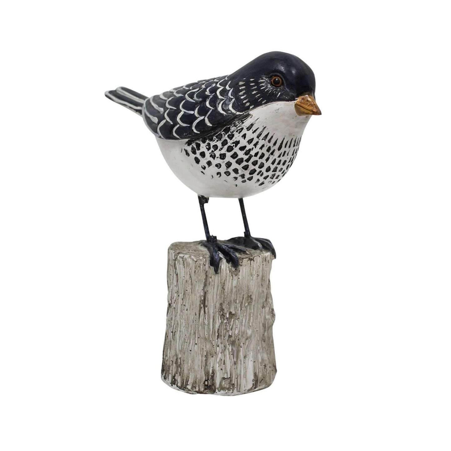 Bird Natural Black White Ornament - The Renmy Store Homewares & Gifts