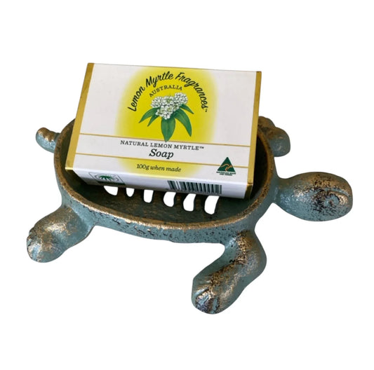 Turtle Soap Holder with Lemon Myrtle Soap Gift - The Renmy Store Homewares & Gifts