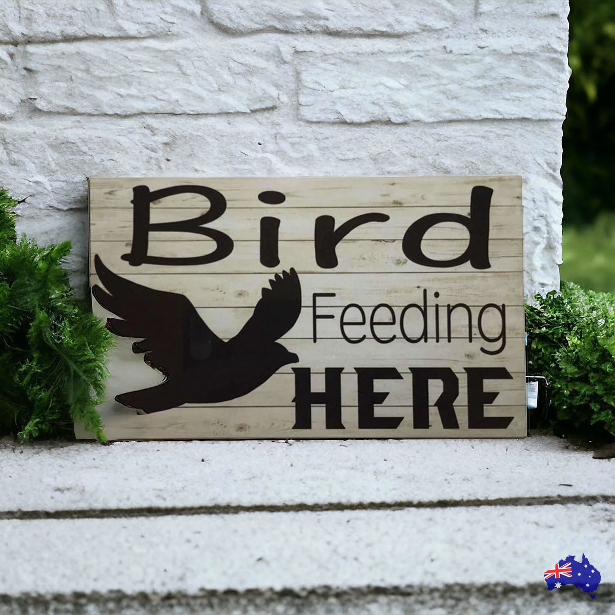 Bird Feeding Here Sign - The Renmy Store Homewares & Gifts