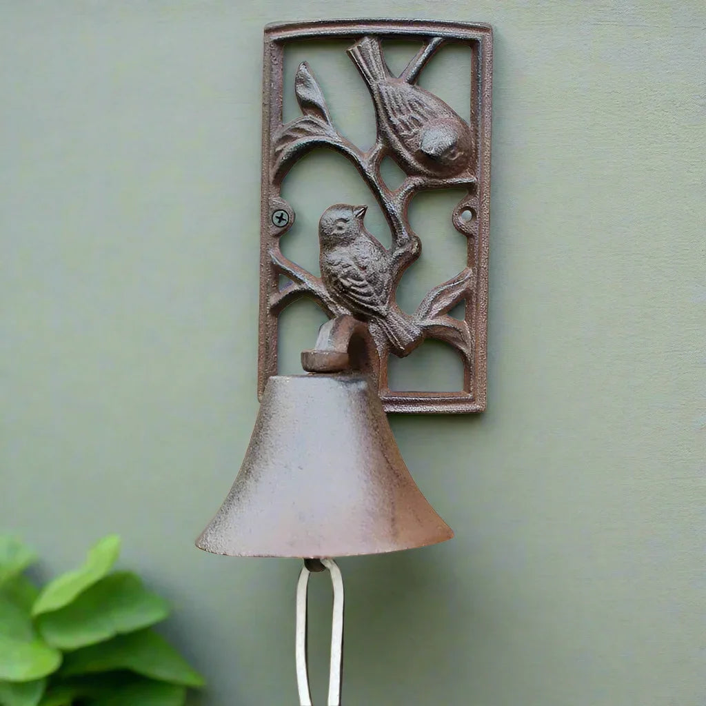 Door Bell Decorative Birds Cast Iron - The Renmy Store Homewares & Gifts