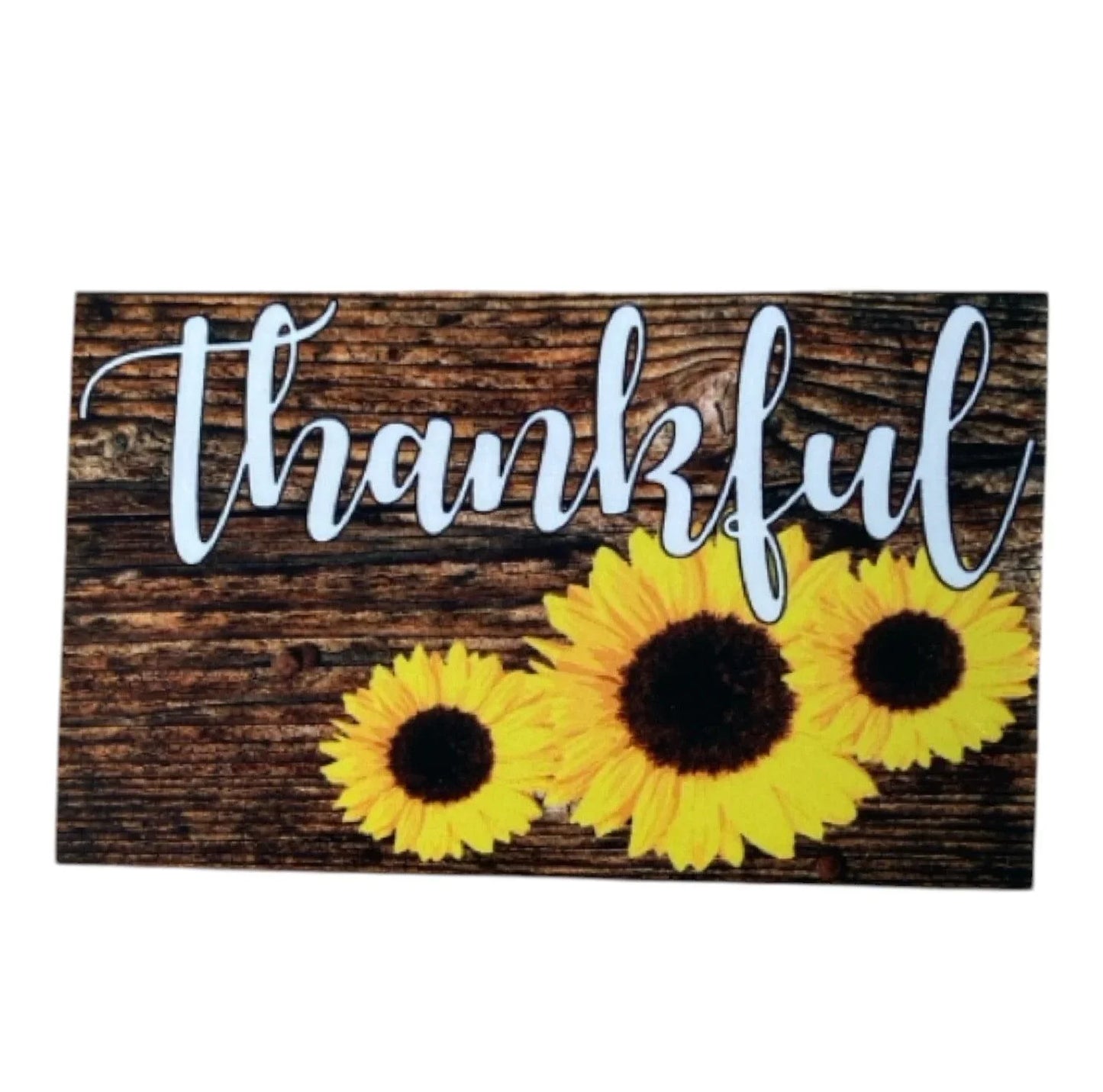 Thankful Sunflower Country Rustic Sign - The Renmy Store Homewares & Gifts