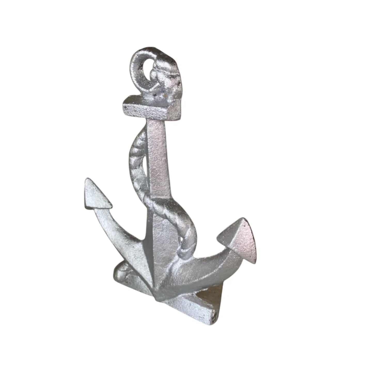 Door Stop Anchor Nautical Silver Cast Iron - The Renmy Store Homewares & Gifts